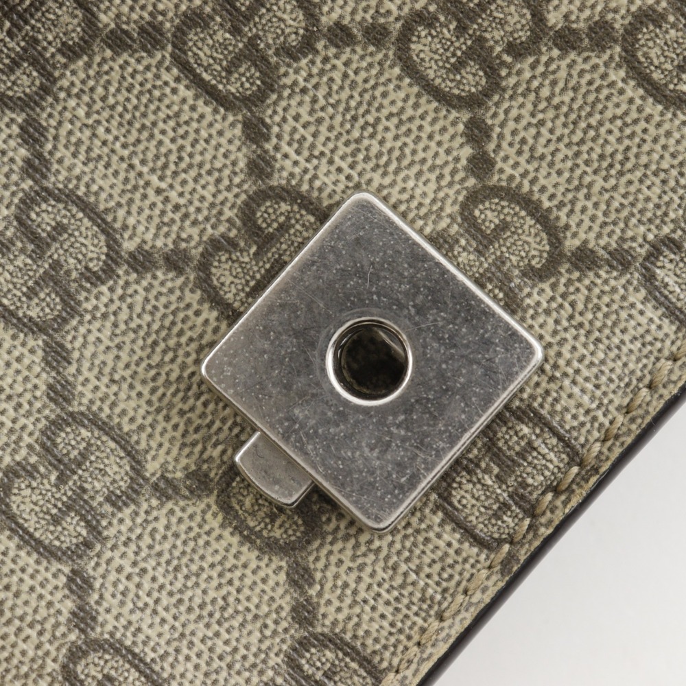 Gucci Dionysus Mini Chain Shoulder Bag 421970 GG Supreme Canvas Brown (Women's) - Picture 13 of 16